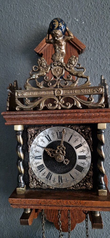 Zaandam/Zaanse clock - warmink -   Wood, Brass - 1960-1970 - Zaanse clock #2.1