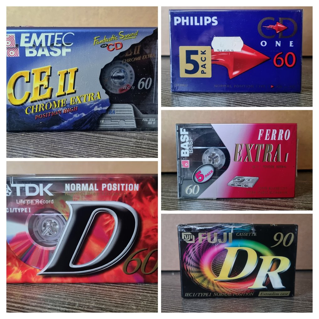 TDK,BASF, Philips,Fuji - 16x 空白录音带 - 多种型号 #1.0