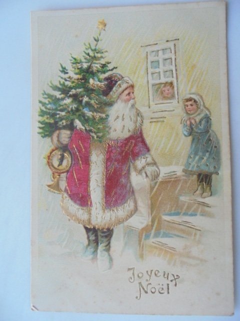 Szent Miklós, Noel és a Mikulás - Képeslap (80) - 1900-1960 #3.2