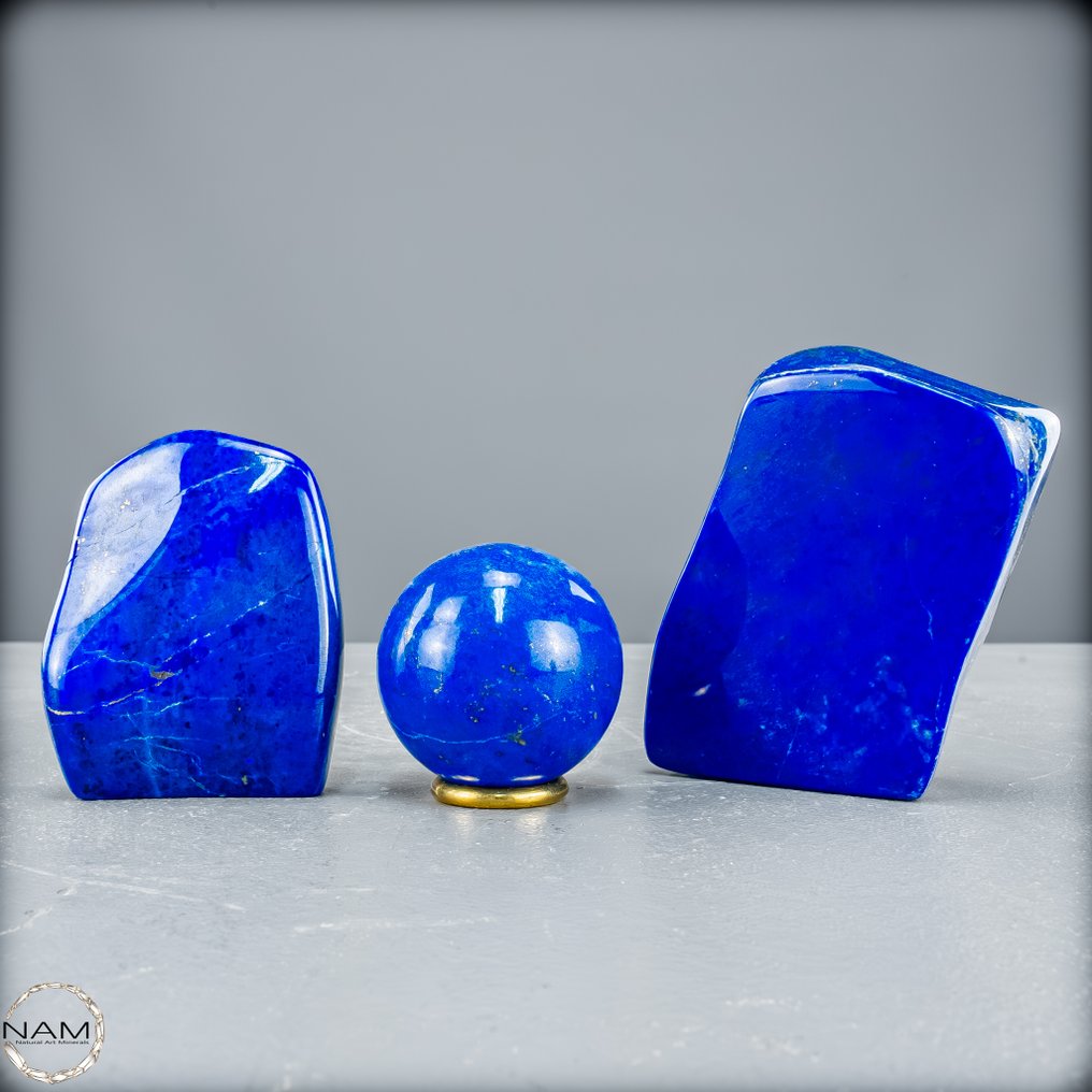 Μαγευτικό σετ Λαπίς Λαζούλι Η συμφωνία του βασιλικού μπλε φωτός- 735.93 g - (3) #1.0