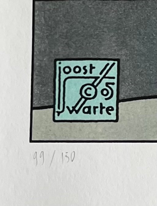 Joost Swarte - 1 Giclée - Joost Swarte strips - Lezen werkt zeer verslavend - 2005 #3.2