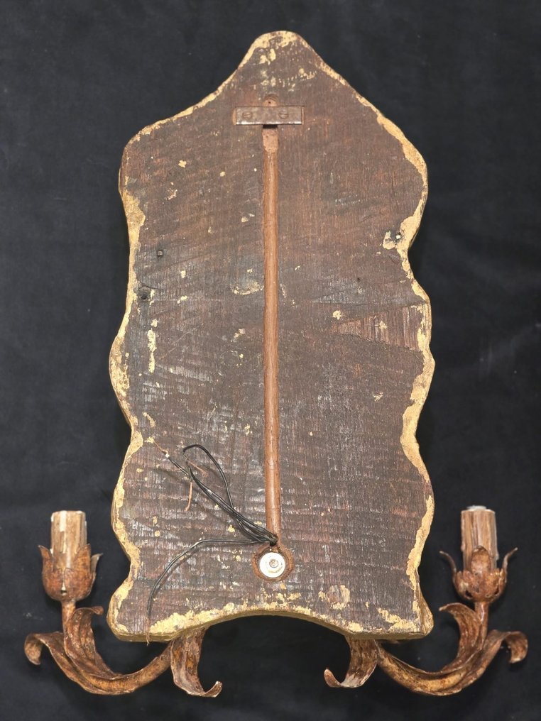 Wall sconce (4) - Wood - Important wood appliques #1.0