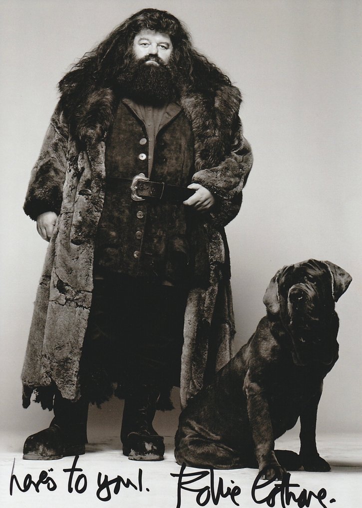 Harry Potter - Signed by Robbie Coltrane (+) (Hagrid) #3.2