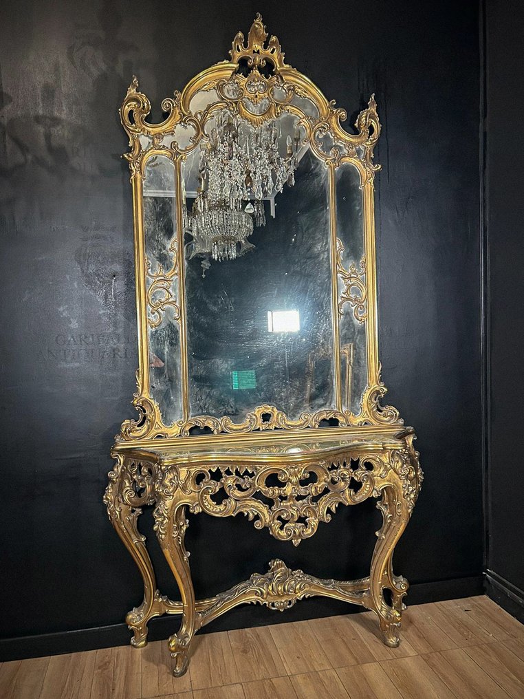 窄台 (2) - 木, 大理石 #1.0