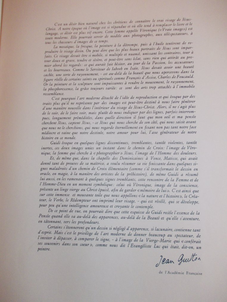 Virgilio Guidi; Jean Guitton - La Veronica - 1965-1969 #3.2