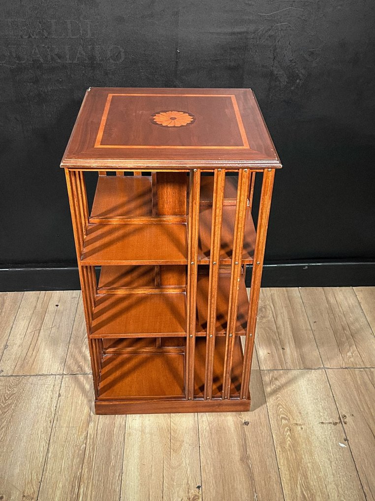 书柜 - 木 - 旋转书店 #1.0