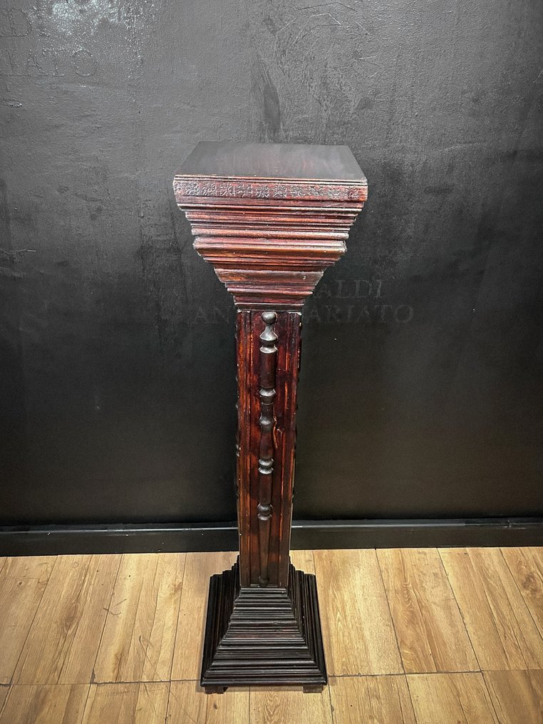 Antique Column - End of the 19th century, beginning of the 20th century - Ancient Carved Column  #1.0