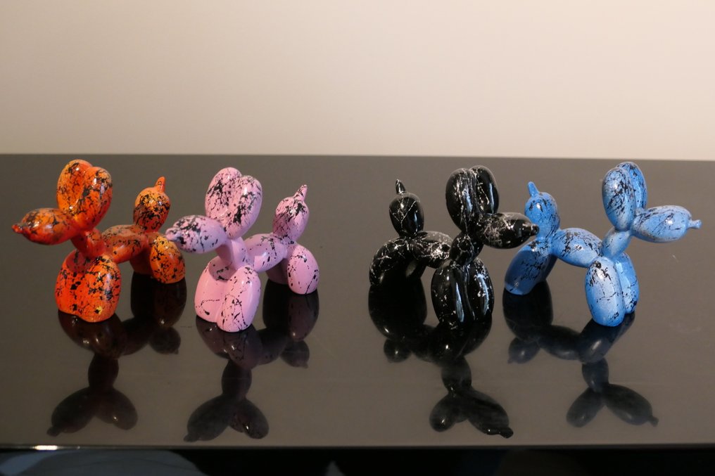 Rich'ART - Lot de 4 balloon dog version graffiti #1.0