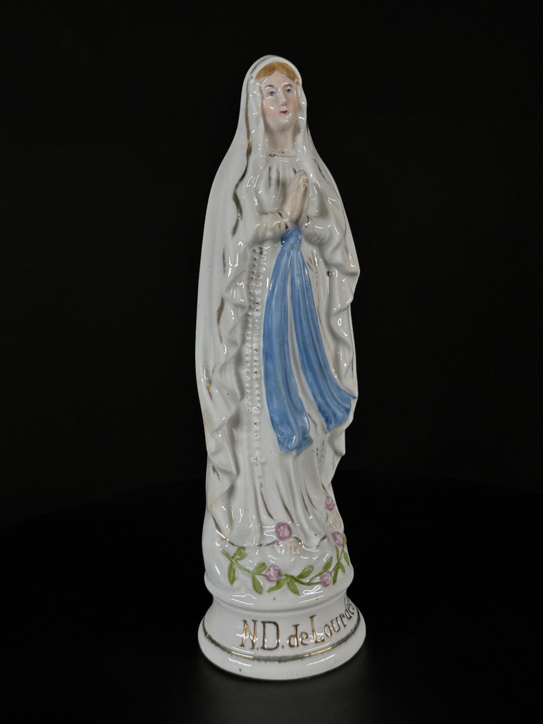 Γλυπτό, Antique Porcelain Virgin Mary, N.D. de Lourdes, ca. 1900 - 25 cm - Πορσελάνη - 1900 #1.0