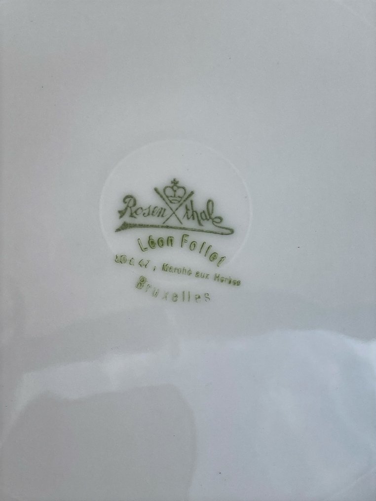 Rosenthal - Leon Follet - Service de table (33) - Or et bleu - Porcelaine #4.3