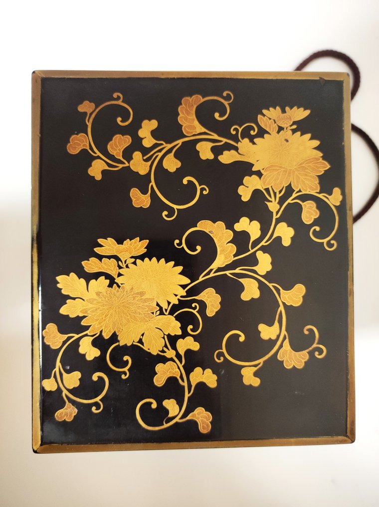 Wooden 2 Tiered Box with Makie Lacquerware - Κουτί - Ξύλο #3.2