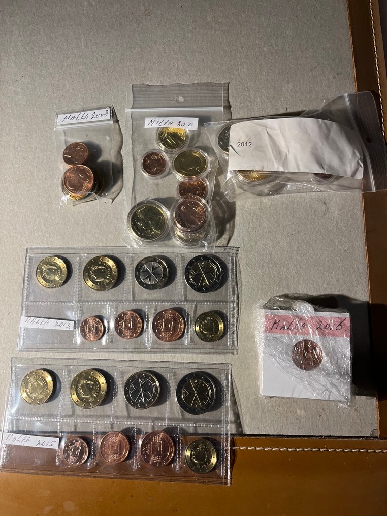 Μάλτα. Series 1 Cent - 2 Euro 2008/2016 (6 series)  (χωρίς τιμή ασφαλείας) #1.0