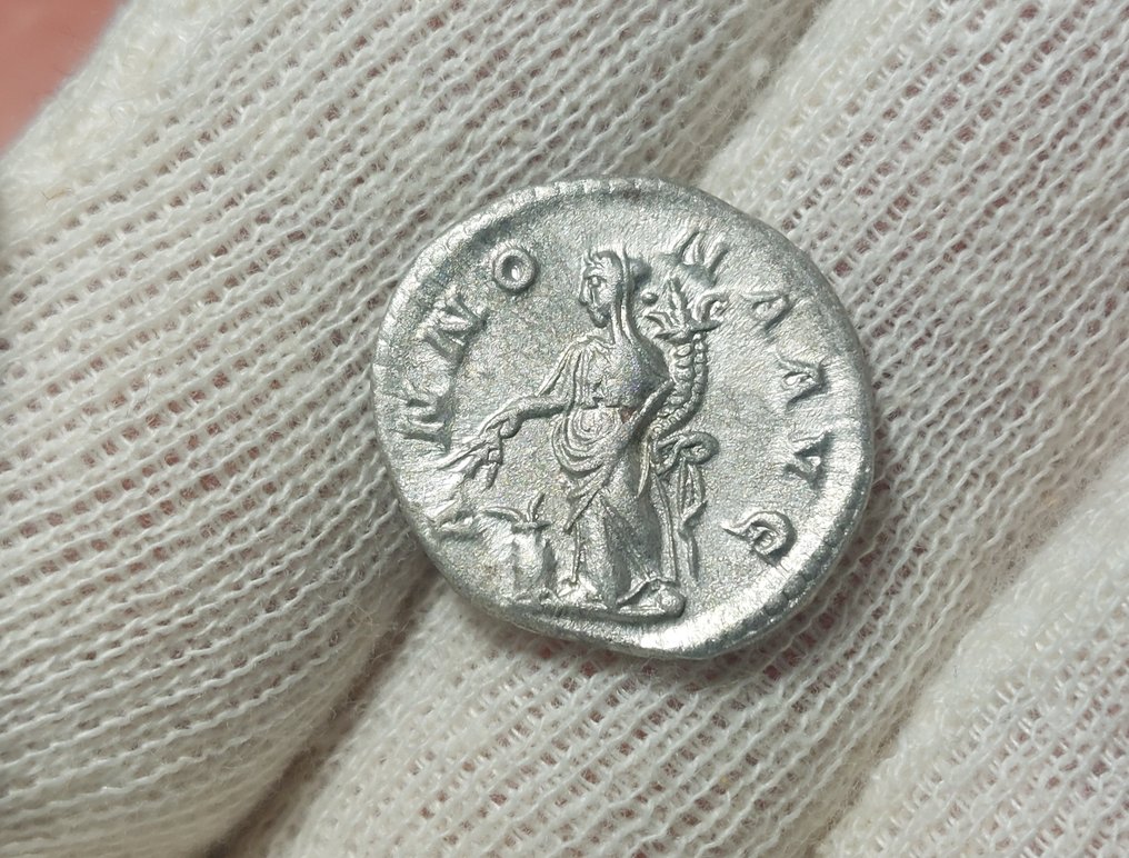 罗马帝国. 西弗勒斯·亚历山大 （公元222-235）. Denarius Roma - Annona  (没有保留价) #1.0