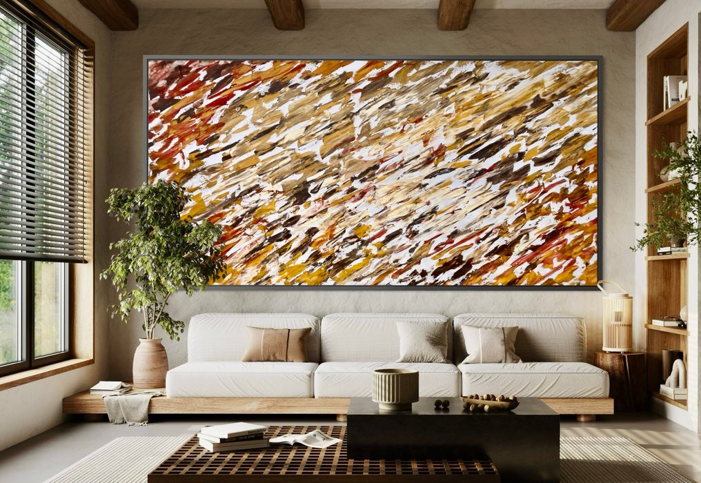 VOLHA - Elective affinities-XXL -hand painted #1.0