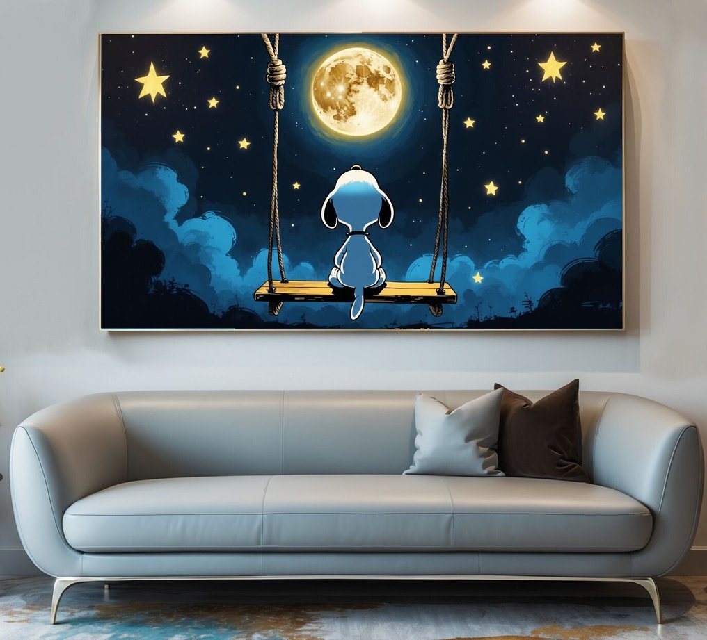 Kosmo - "Snoopy Osservatore Stellato" - AI- XXL #4.3