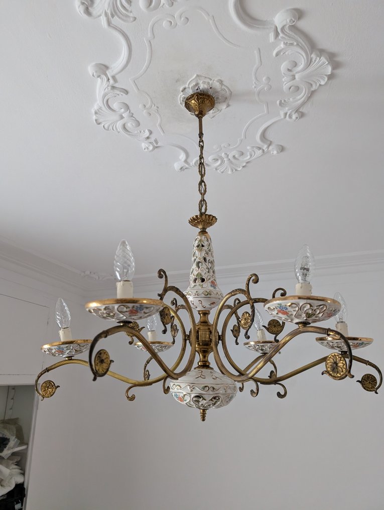 Chandelier - Ceramic - Capodimonte #1.0
