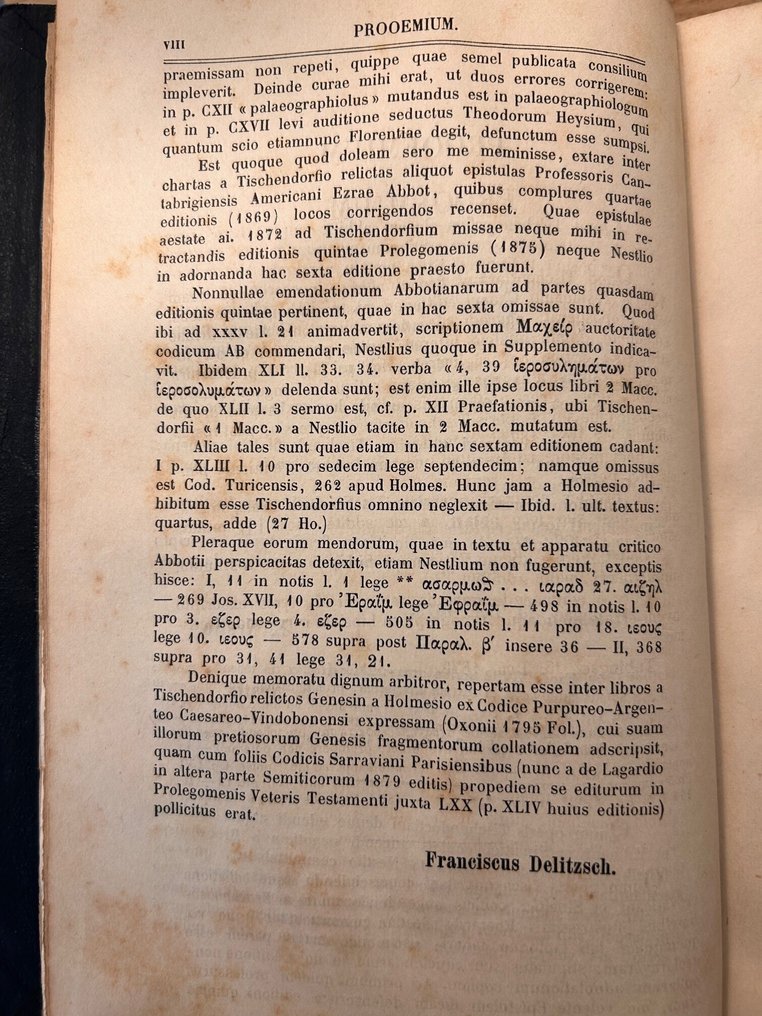 Vetus Testamentum Graece juxta LXX interpretes - 1880 #4.3