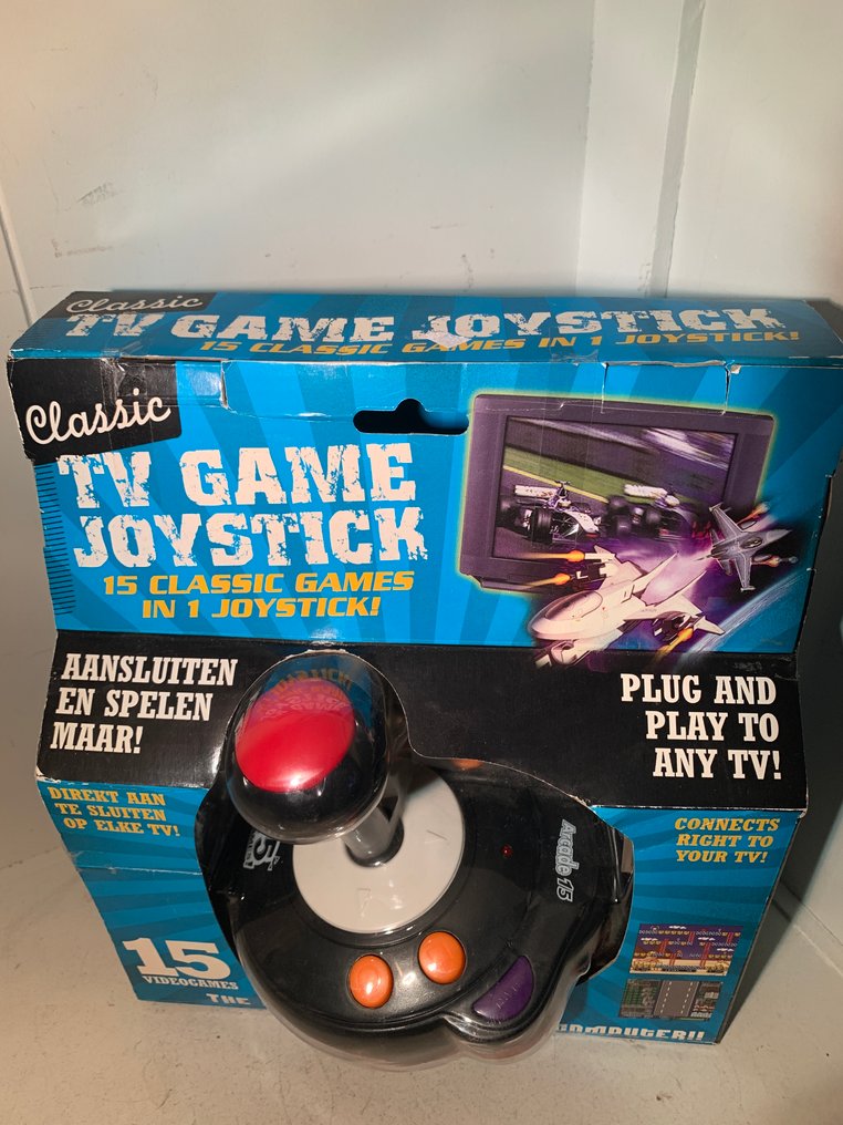 OPTISPORT - Classic Arcade Joystick Game Console (Direct to TV with 15 Games) + Cables / New in Sealed - Videospielkonsole - In der original verschweißten Verpackung #1.0