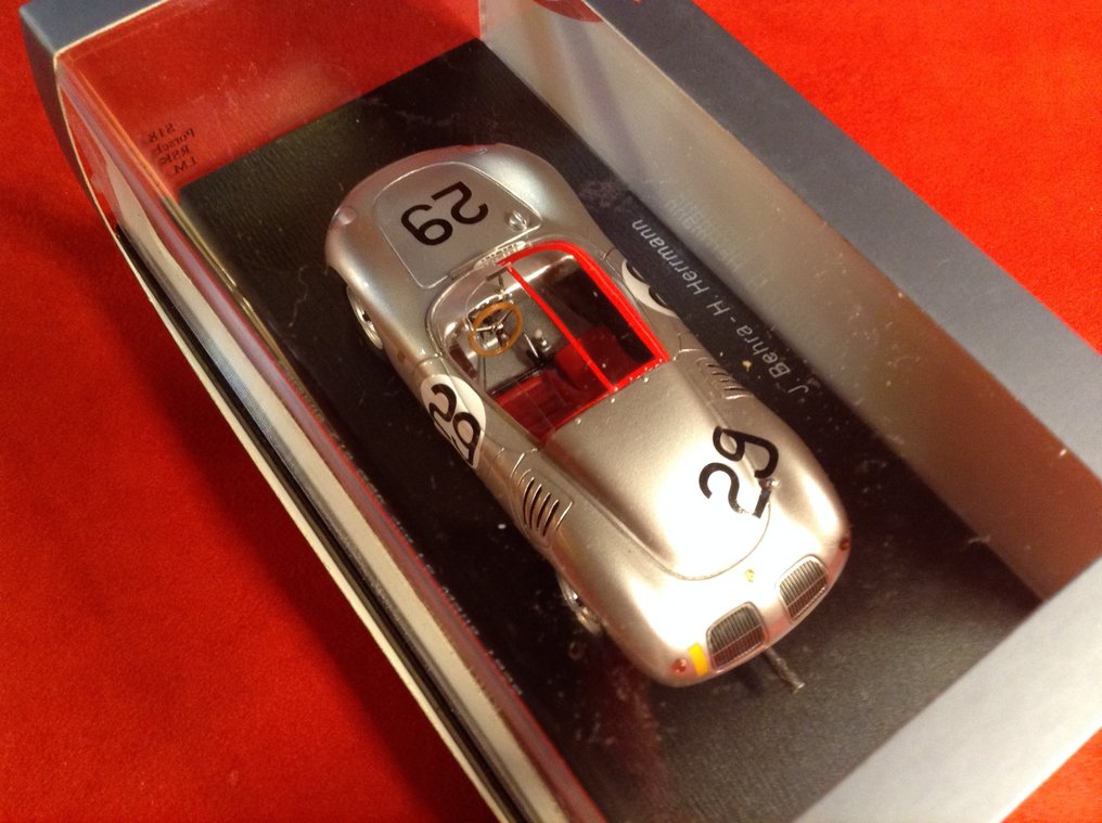 Spark 1:43 - Rennwagenmodell - ref. #S1869 Porsche 718 RSK Sport 3° Le Mans 1958 #29 Jean Behra/Hans Herrmann - Ausgezeichnete Qualität - Limitierte Auflage - Heute schwer zu finden. #1.0