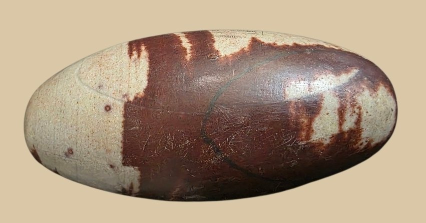 Shiva Lingam Ovoid - Height: 148 mm - Width: 70 mm- 1013 g #4.3