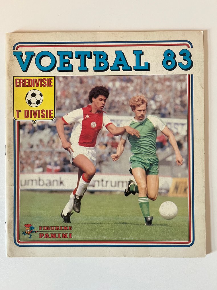 Panini Voetbal 83 & Voetbal 84 - 9 loose original stickers (badges) + Incomplete album + Empty Album - Erinomainen (EX) #3.2
