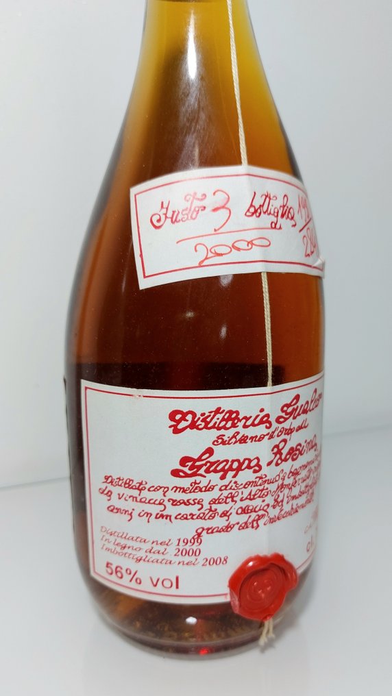 Distillerie Gualco - Grappa di Moscato 2006 & Grappa di Rosina 1999  - 70 cl - 2 flasker #1.0