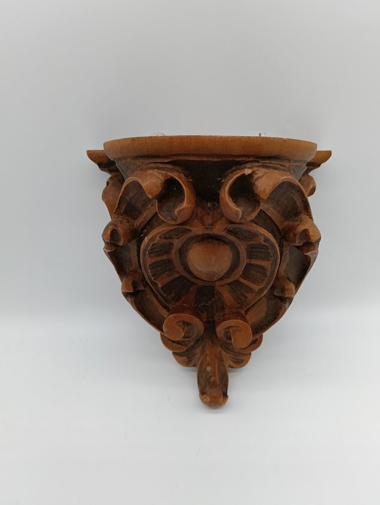 Decoração de parede - Console de madeira esculpida #1.0