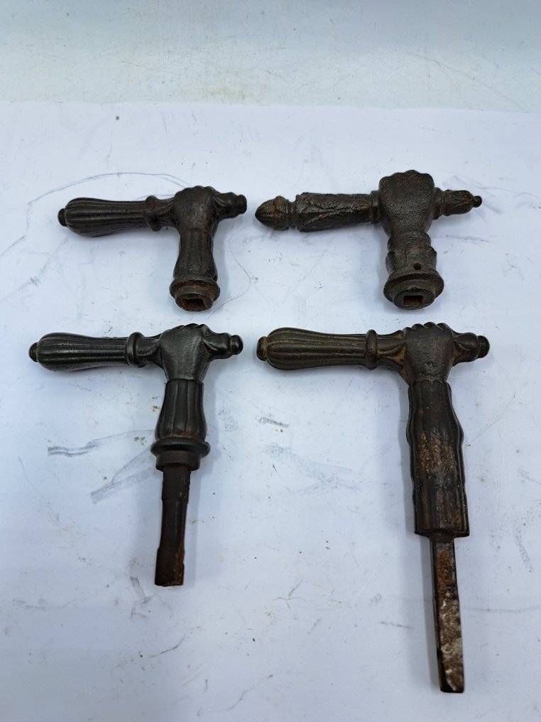 Antico Maniglia per porta - 1920-1930 - Due maniglie di porta antiche  #3.2