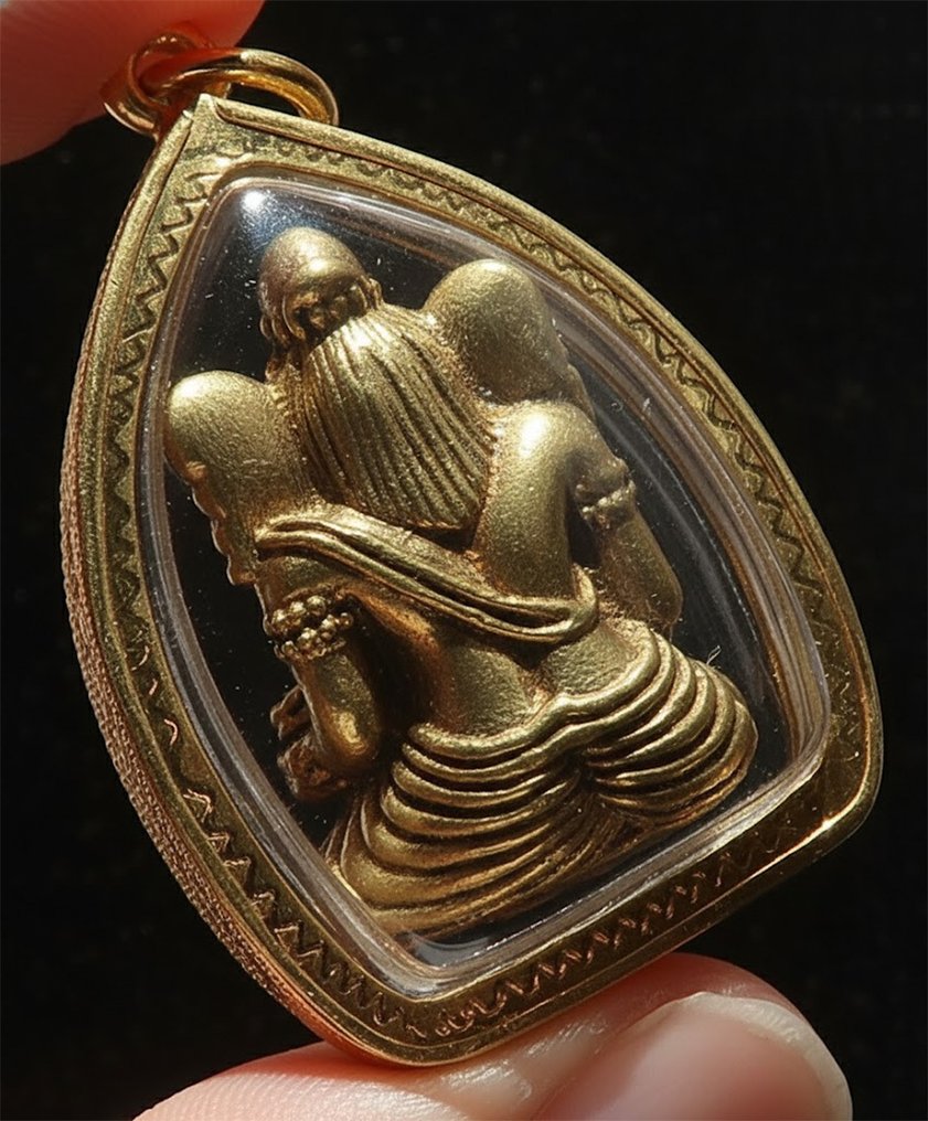 Golden Amulet of Lord Ganesh: The Obstacle Remover and the Bringer of Fortune - Talisman #3.2