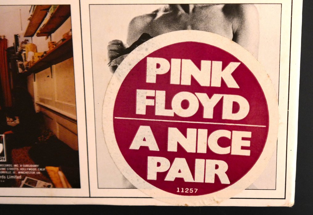 Pink Floyd - A Nice Pair / Rare US-Censored  Sticker Version - 2xLP Album (double album) - Winchester Pressing - 1975 #2.1