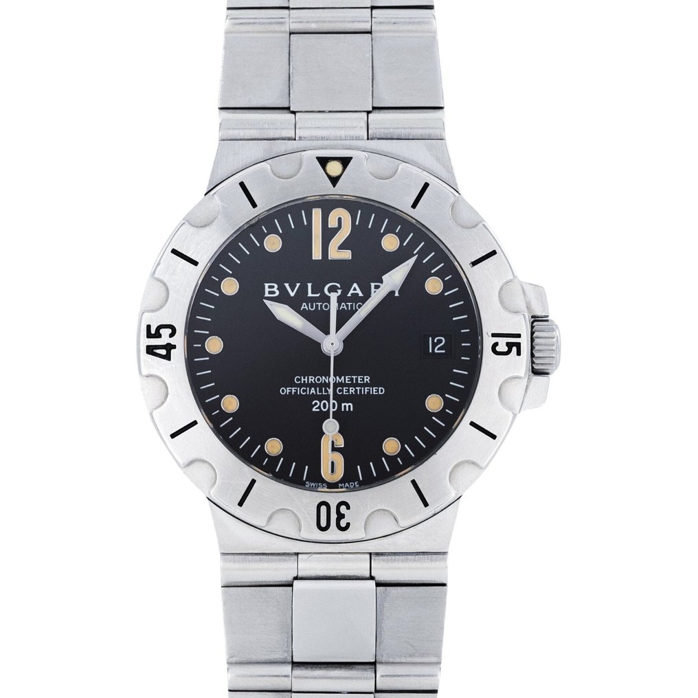 Bvlgari - Diagono - χωρίς τιμή ασφαλείας - SD38S - Άνδρες - 1990-1999  #1.0