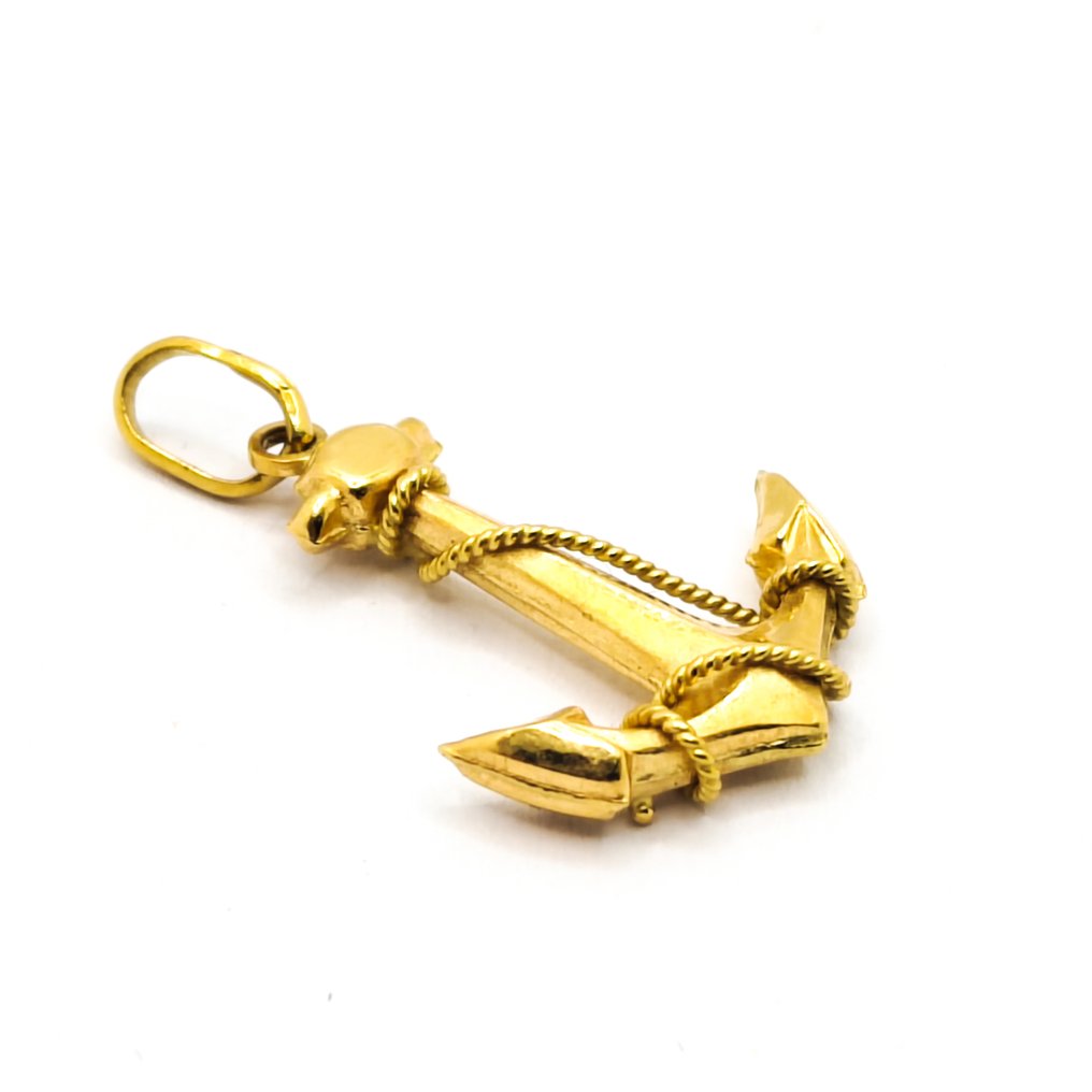 Zonder minimumprijs - Hanger - 18 karaat Geel goud #2.1