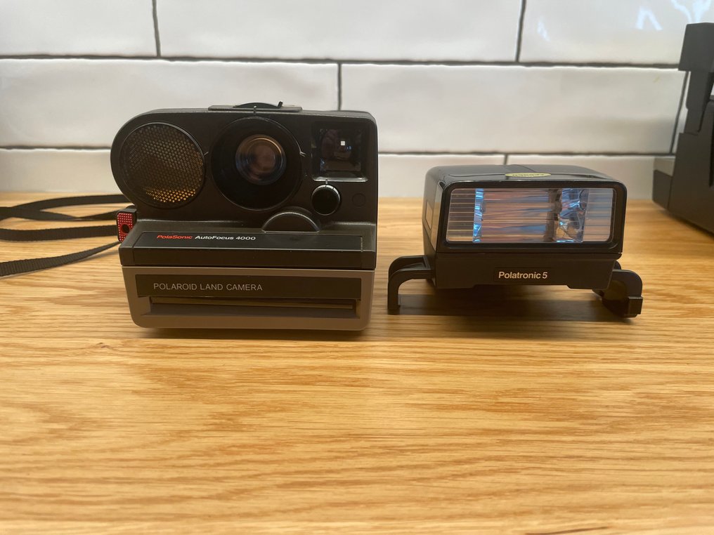 Polaroid, Kodak // 4er Set: Spirit 600 / AutoFocus 4000 // EK8 Instant Camera; Tele-EXTRALITE 600 Câmera analógica #4.3