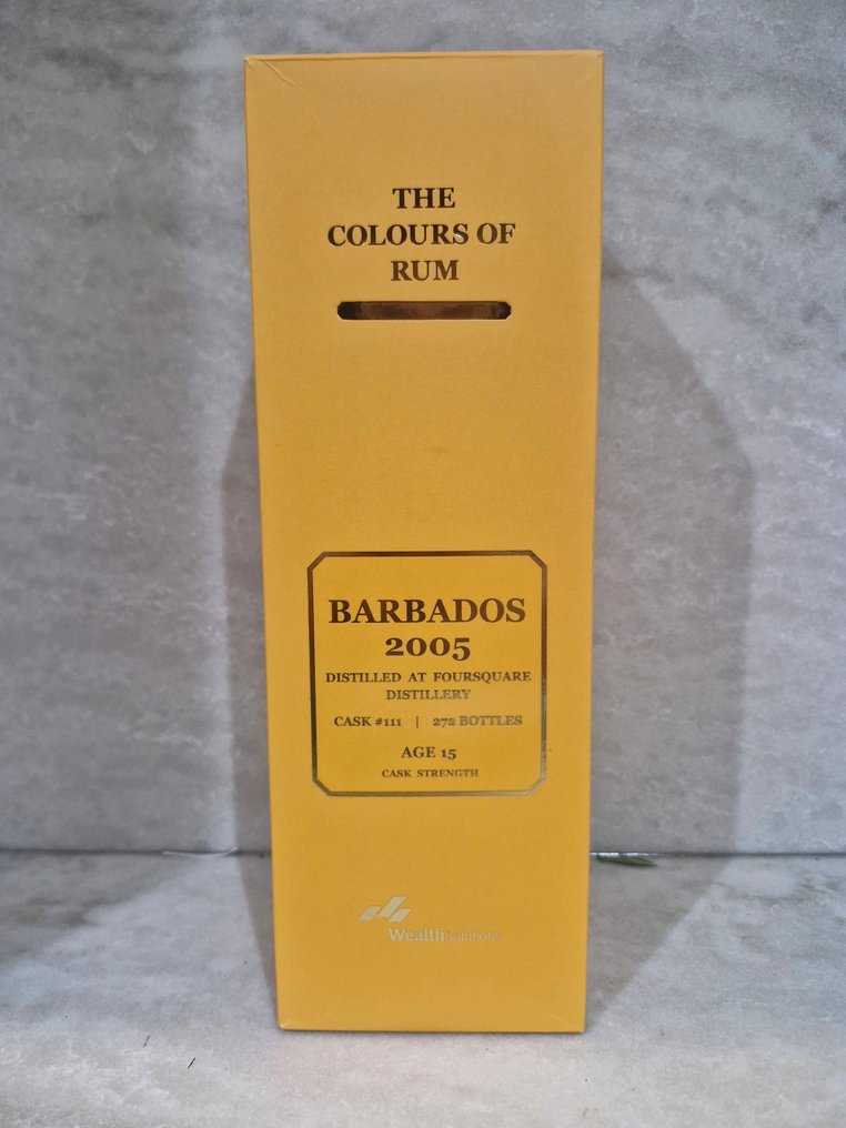 Foursquare 2005 15 years old Wealth Solutions - Edition No. 2 - Cask #111 - Colours of Rum  - 70 cl #1.0