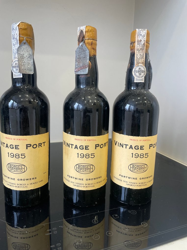 1985 Borges & Irmão - Vintage Port -  杜罗  - 3 Bottles (0.75L) #1.0