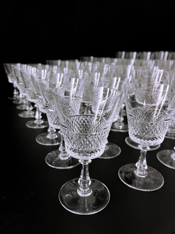 Val Saint Lambert - Drinking set (65) - Heidelberg - Crystal #4.3