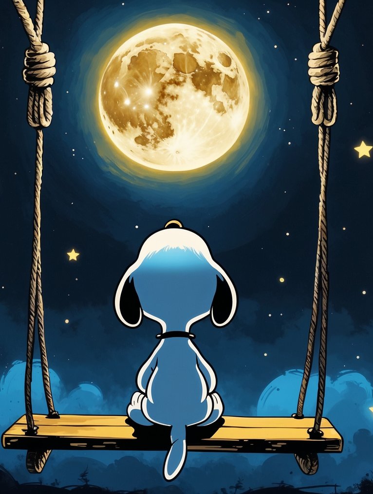 Kosmo - "Snoopy Osservatore Stellato" - AI- XXL #3.2