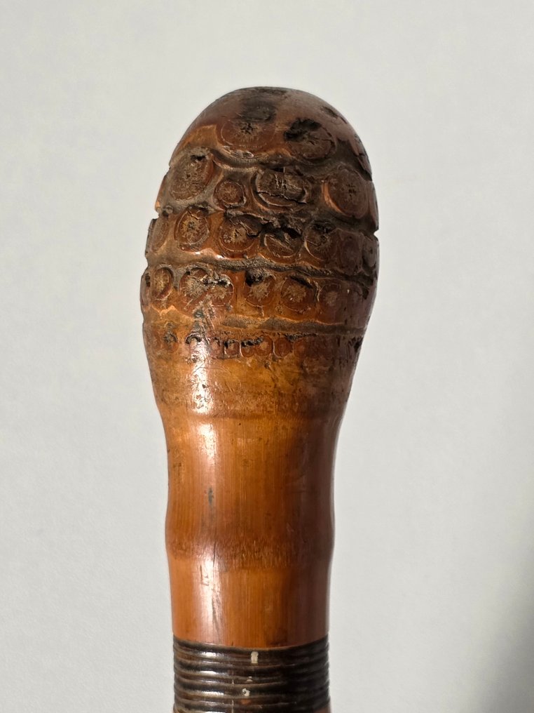 德國 - 竹制后备兵棒 - 德国殖民地胶澳（1898-1914） - 軍用配件 #4.3