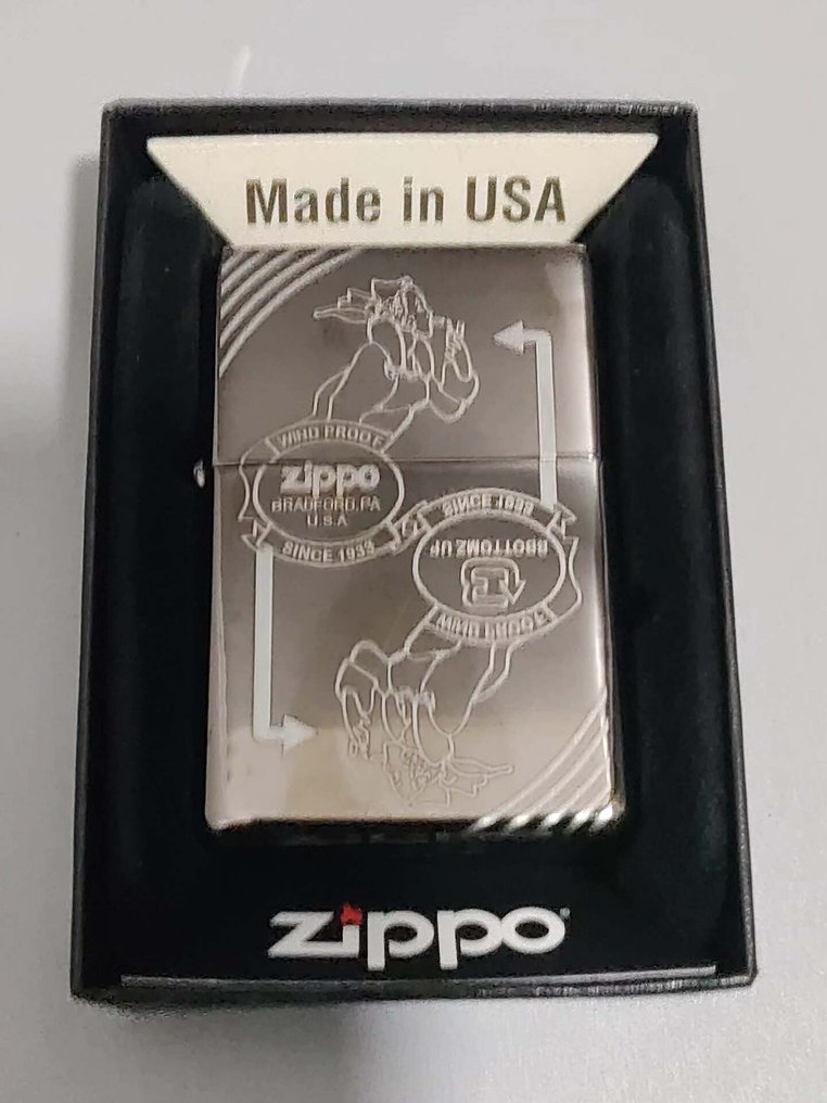 Zippo - 芝宝 - 没有保留价 - 打火机 - 钢 #1.0