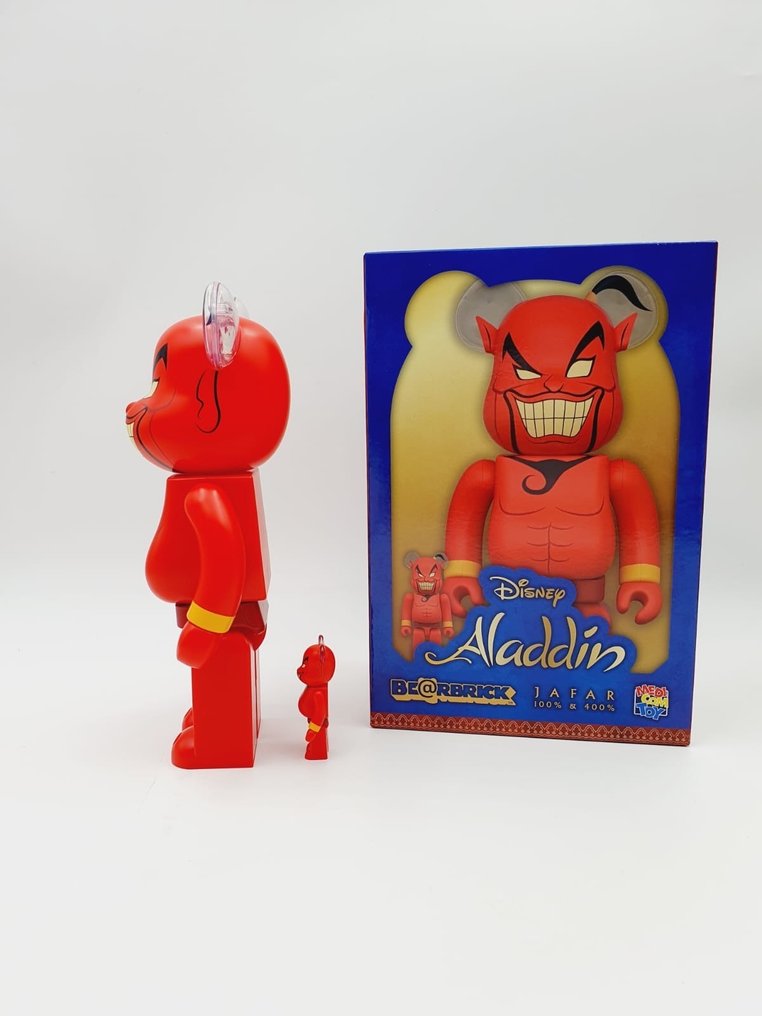 Medicom Toy x Disney - Be@rbrick Disney  Alladin Jafar 400%  100% Bearbrick 2025 #4.3