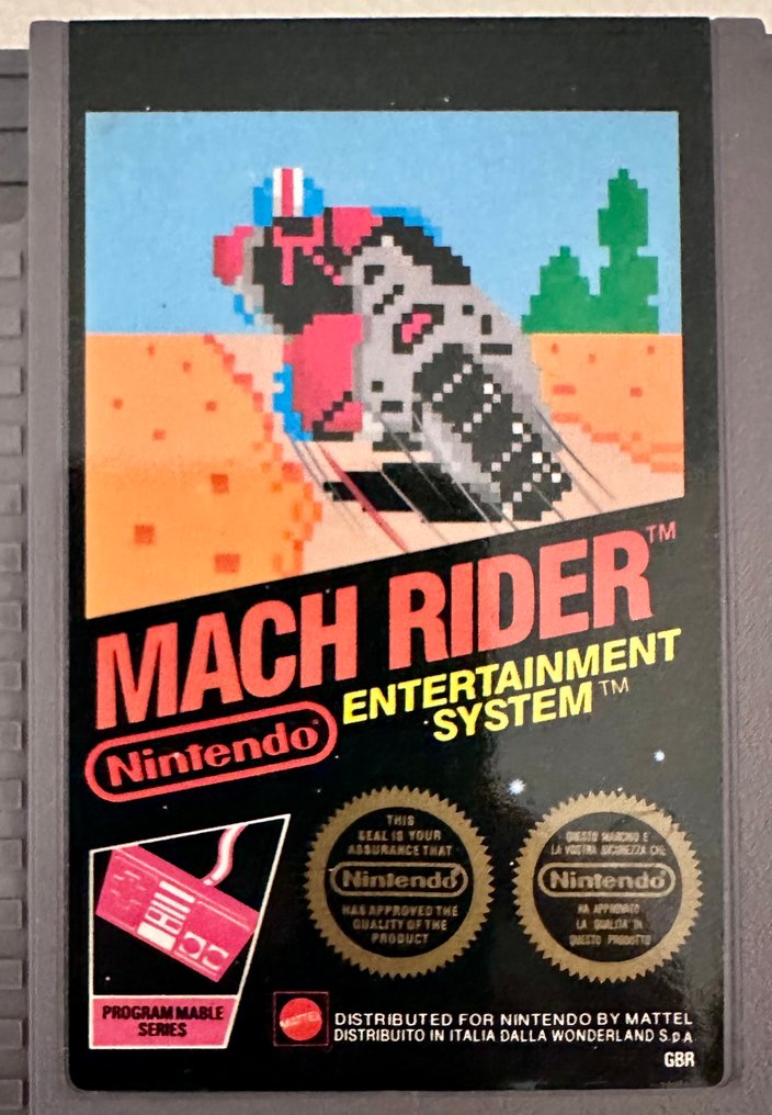 Nintendo - Nes - Mach Rider; Gyromite; Duck Hunt (PAL A ITA) - Videospil #2.1