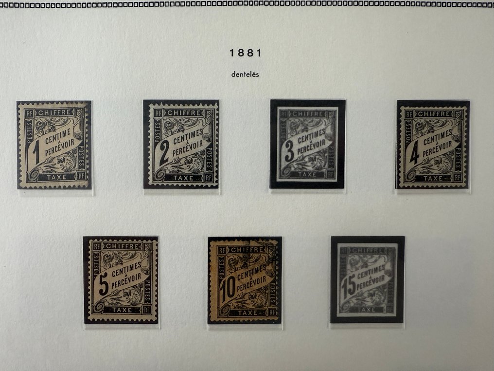 法国  - 集合“Taxes”在九成新及以上的回收情况——B/TB #1.0