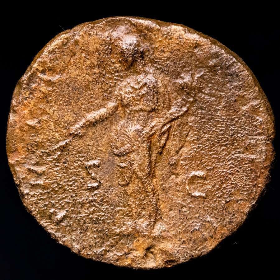 Roman Empire. Antoninus Pius (AD 138-161). Dupondius Rome 139 A.D. TR POT COS II / S - C Pax  (No reserve price) #1.0