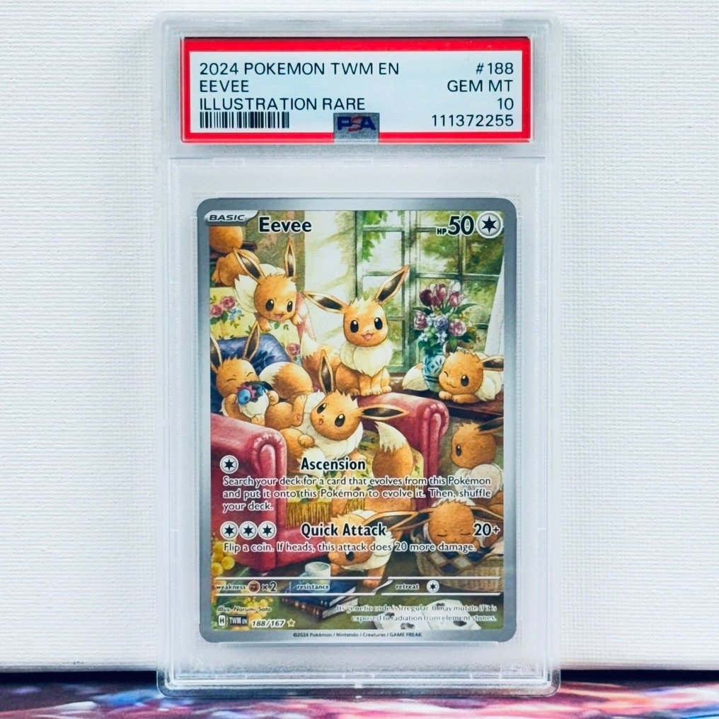 Pokémon Graded card - Eevee 188 - Pokémon - PSA 10 #1.0