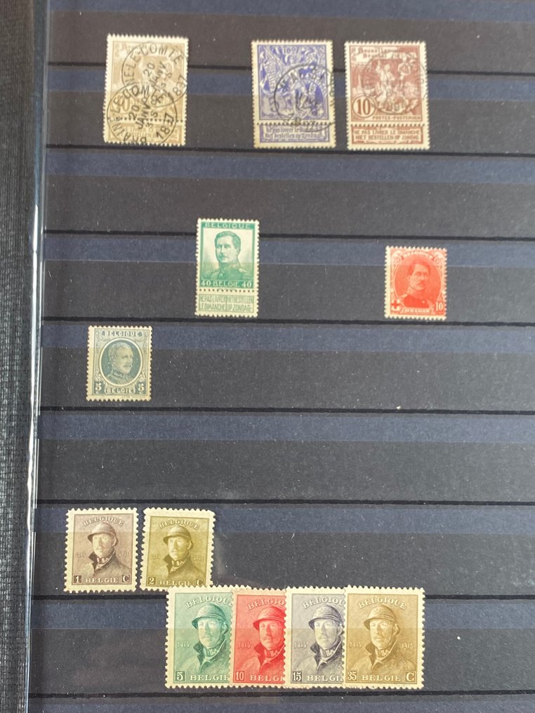 Βέλγιο 1910/1978 - Άλμπουμ γραμματοσήμων MH #2.1