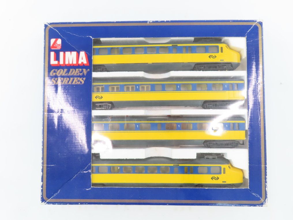 Lima H0 - 149709 - Train unit (1) - 4-car Intercity trainset "Hondenkop" from 1954 - NS #2.1