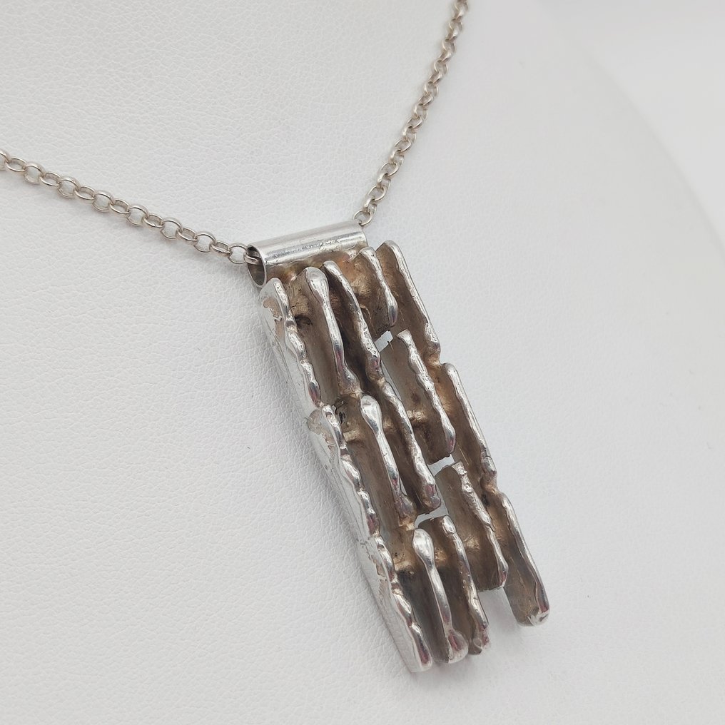 Senza prezzo di riserva - Collana con ciondolo Argento - Menno Meijer 1930-2022 #4.3