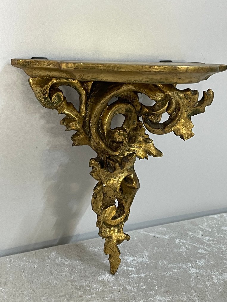 Szobor, Wandconsole Rococostijl - 15.5 cm - Fa #2.1