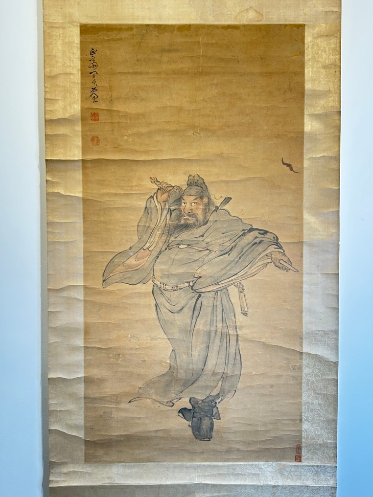 Zhong Kui rolschildering - gesigneerd - 中国  (没有保留价) #3.2
