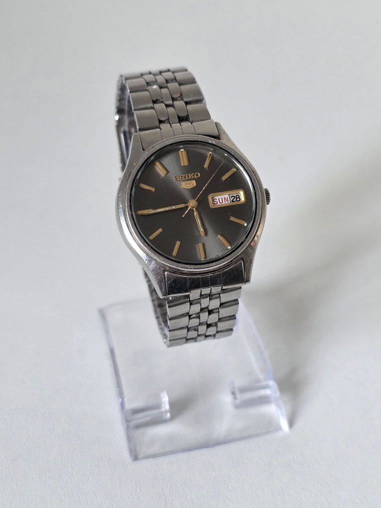 Seiko - Seiko 5 Automatic Day-Date - χωρίς τιμή ασφαλείας - 0309-7320 - Άνδρες - 1980-1989  #2.1